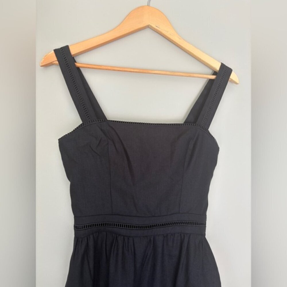 NEW Reformation Everett Sleeveless Linen Embroidered Midi Dress | US 6 UK 10 - Picture 12 of 13